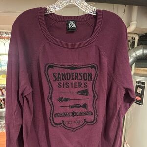 Disney Hocus Pocus Burgundy/Purple Sweater - Torrid Size 1